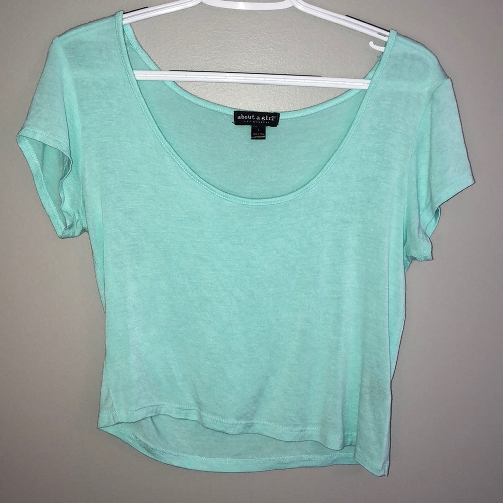Mint Green Crop top